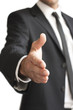 man gives a hand toward to the camera