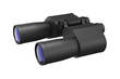 binocular on white background. Isolated 3d image binocular on white background. Isolated 3d image