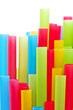 Pailles multicolores