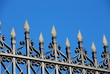 Wrought iron fence