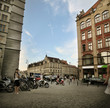 blue sky over pretty city