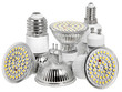 Photo: LED energiesparlampen incl. clipping path LED energiesparlampen incl. clipping path