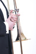 Trombone and tuxedo