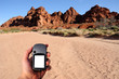 Hiking through Valley of Fire with GPS