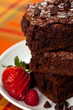 Chocolate Brownie Stack