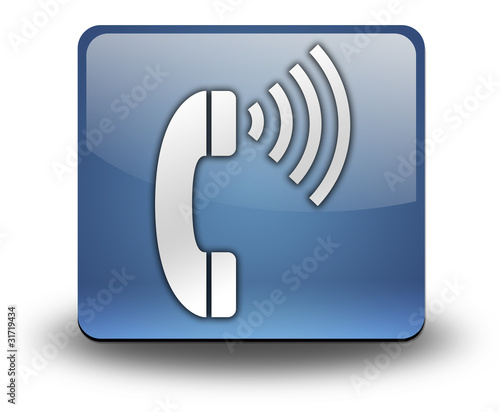 Illustration: 3D Effect Icon "Telephone" 3D Effect Icon "Telephone"