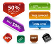 3d buttons, price tags