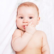baby on the bed