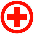 prohibition sign red cross prohibition sign red cross