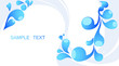 Abstract blue background with place for your text