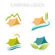 Camping Logos # Vector