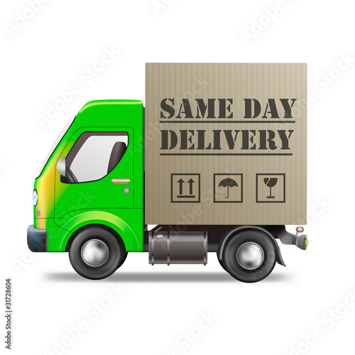 Illustration: same day delivery same day delivery