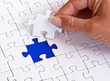 Frau mit Puzzle - Konzept Erfolg - Success