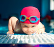 Child in a swimming pool