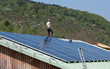 Pose de panneaux solaires