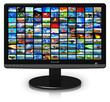 LCD display with picture gallery