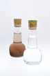 Photo: Sample of clean and dirty water isolated Sample of clean and dirty water isolated