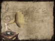 Illustration: Grunge music background Grunge music background