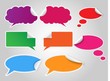 Vektor: text stickers text stickers