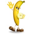 Banana Cartoon-2-Vector Banana Cartoon-2-Vector