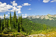 Rocky mountain view from Mount Revelstoke