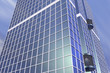 Office building on a background of the blue sky