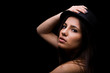 Young sexy woman with hat