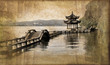 Lac d'Hangzhou, style vintage - China Lac d'Hangzhou, style vintage - China
