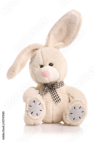 Photo: Furry, cuddly, lovable little rabbit toy Furry, cuddly, lovable little rabbit toy