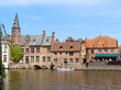 Historic canals of Bruges, Belgium