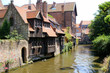 Historic canals of Bruges, Belgium