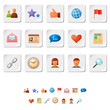Social network icons