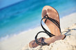 Flip Flops am Strand
