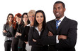 Multi ethnic business team