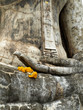 Main d'une statue de Bouddha