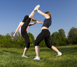 ����: Karate fight between young girls � spflaum #31765257
