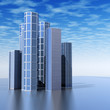 Skyscrapers and reflections