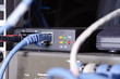 Photo: Server and wires Server and wires