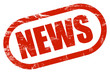 Grunge Stempel rot NEWS