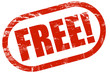 Grunge Stempel rot FREE!