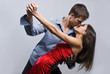 Photo: Man seducting woman with a dance. Man seducting woman with a dance.