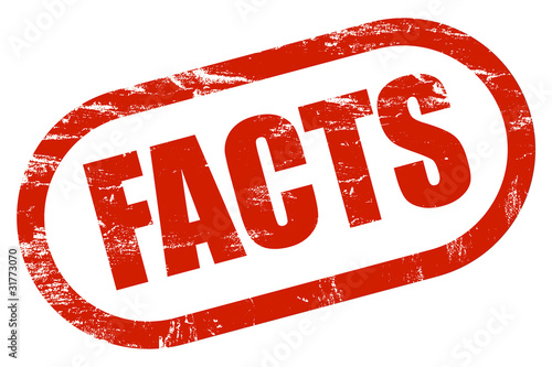 Illustration: Grunge Stempel rot FACTS Grunge Stempel rot FACTS