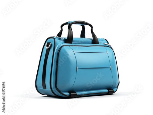 Illustration: Suitcase isolated on a white background. Suitcase isolated on a white background.