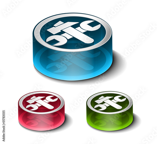 Vektor: setting web icon setting web icon