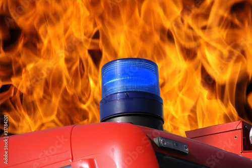 Photo: Blaulicht Einsatz Feuerwehr Blaulicht Einsatz Feuerwehr