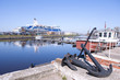 The ferry at the port of Riga