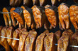 Räucherfisch im Räucherofen