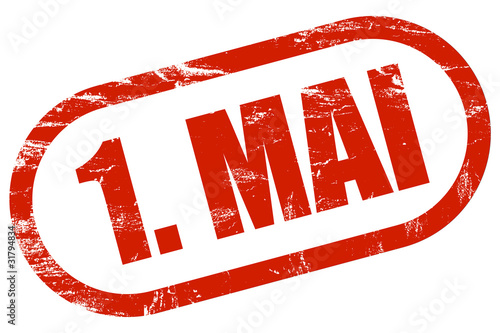 Illustration: Grunge Stempel rot 1. MAI Grunge Stempel rot 1. MAI