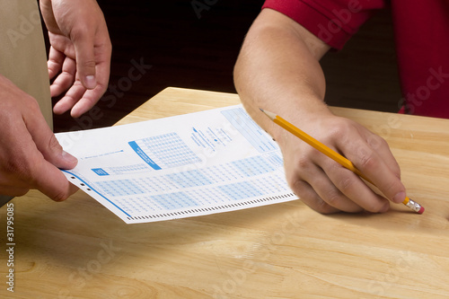 Photo: Giving a Test Giving a Test