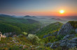 Sunset in green mountain Sunset in green mountain